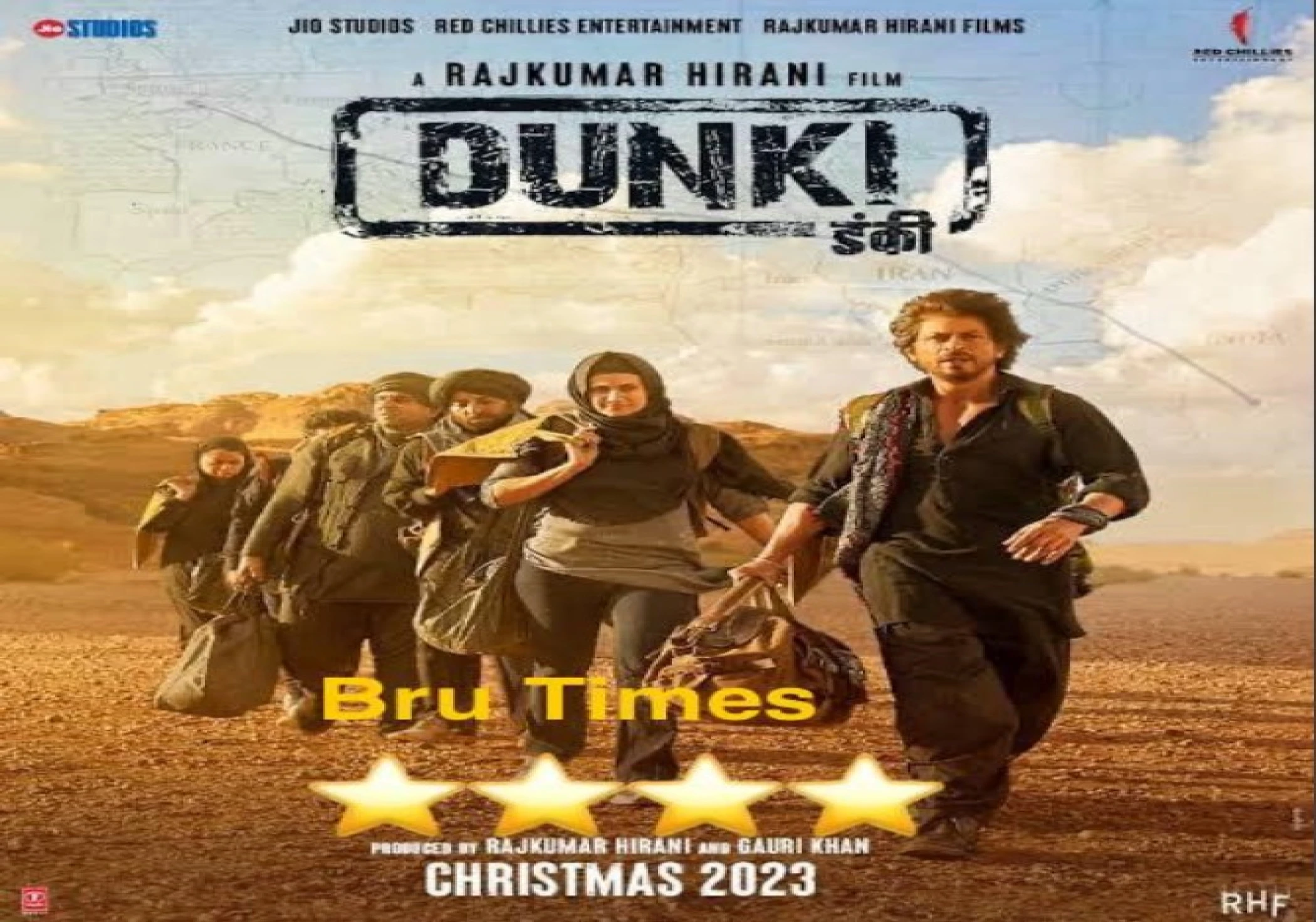 “Dunki Film Review: Rajkumar Hirani’s Latest Masterpiece Strikes Gold with Stellar Performances and Chartbuster Soundtrack!”    ⭐⭐⭐⭐(4/5 stars)